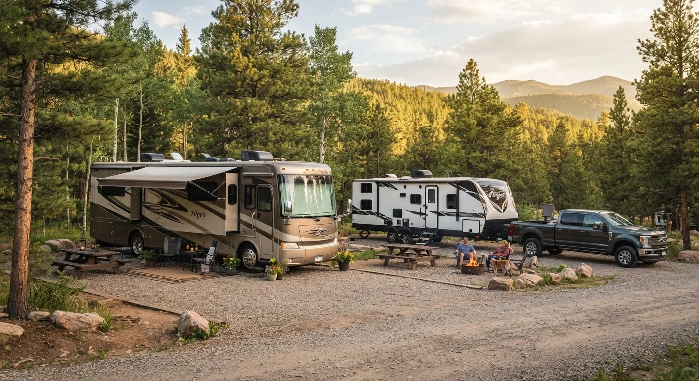 Choosing Between a Motorhome and a Towable RV in Retirement