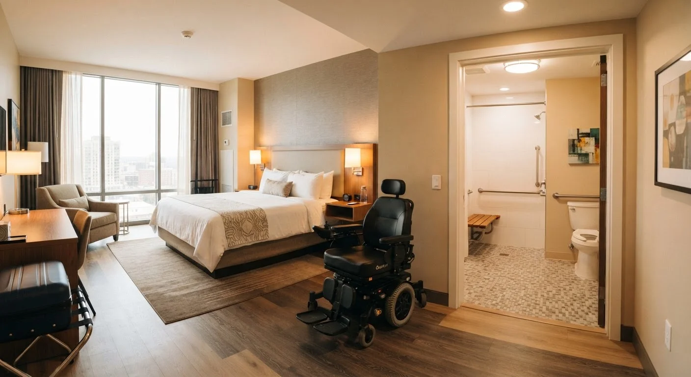Hotel Stays with Mobility Aids: Planning for Walkers, Wheelchairs, and Scooters
