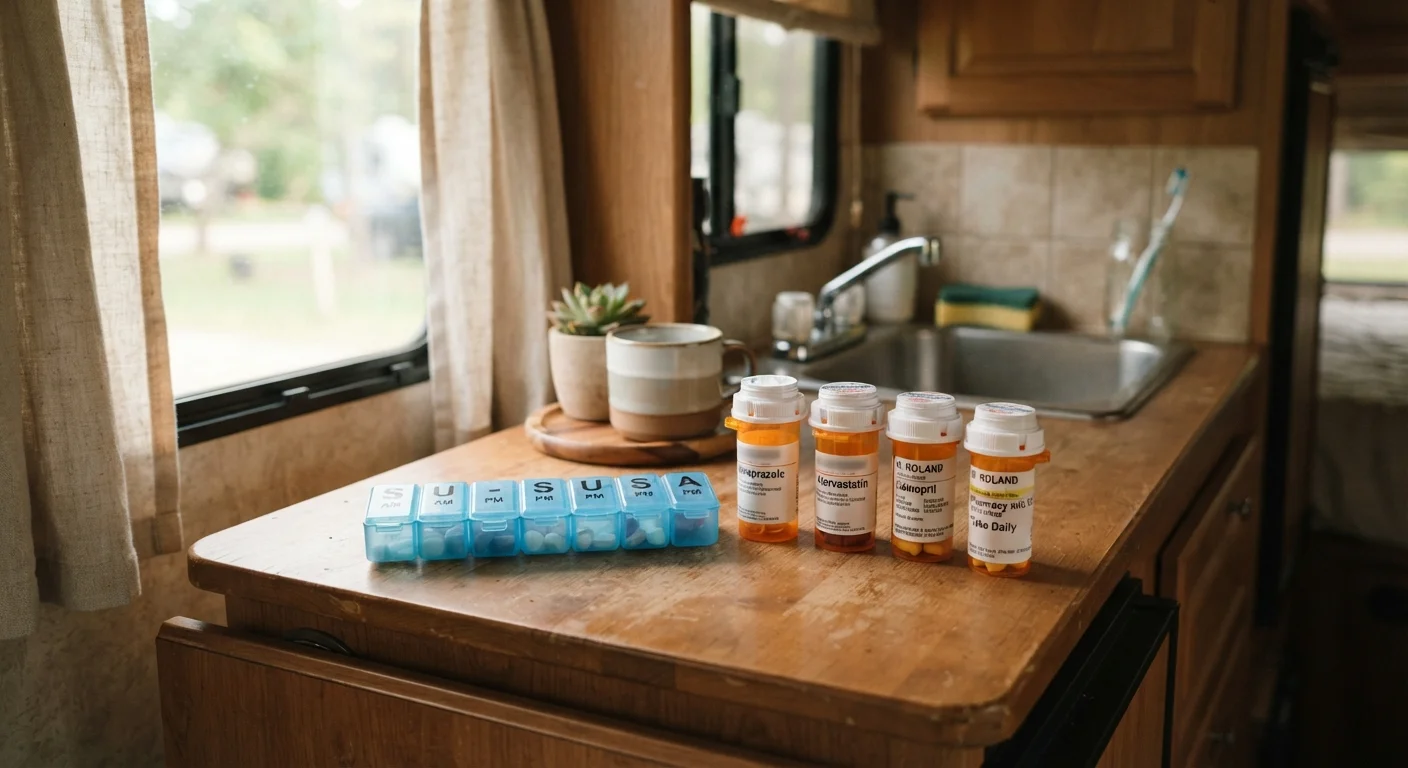 Managing Medications and Healthcare Routines While Living in an RV