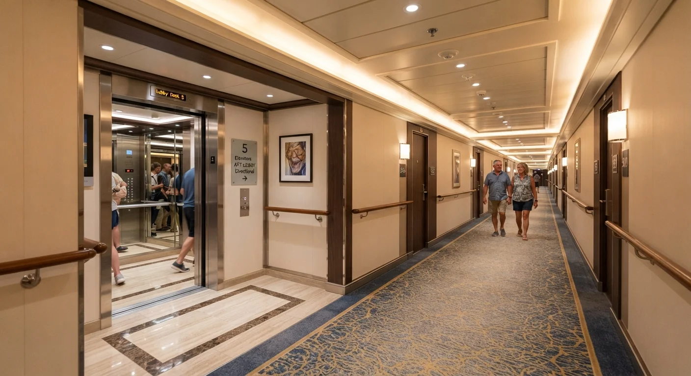 Mobility on the High Seas: Navigating a Cruise Ship with Limited Movement