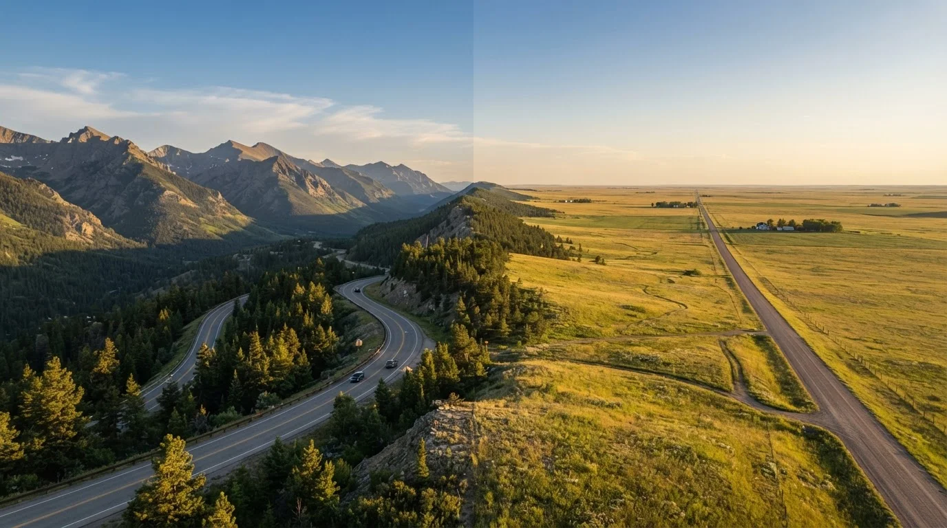 Mountain vs. Flatland RV Destinations: Weighing Comfort Against Scenery