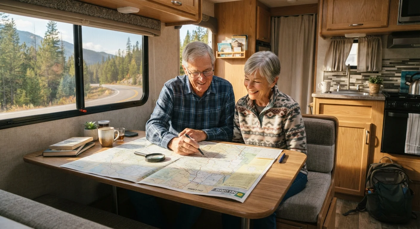 Route Planning Strategies That Make Senior RV Trips Less Exhausting