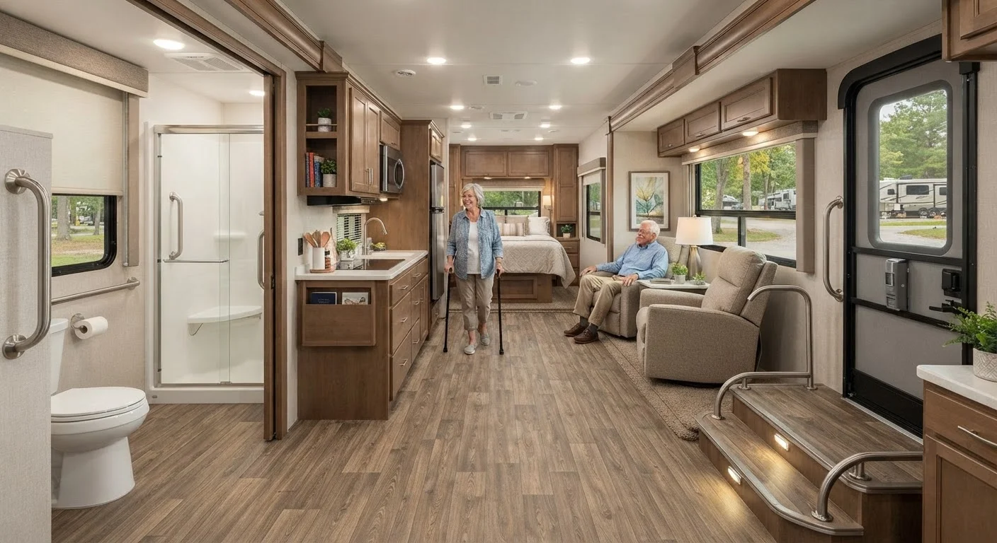 RV Layouts That Work Best for Older Adults With Mobility Considerations