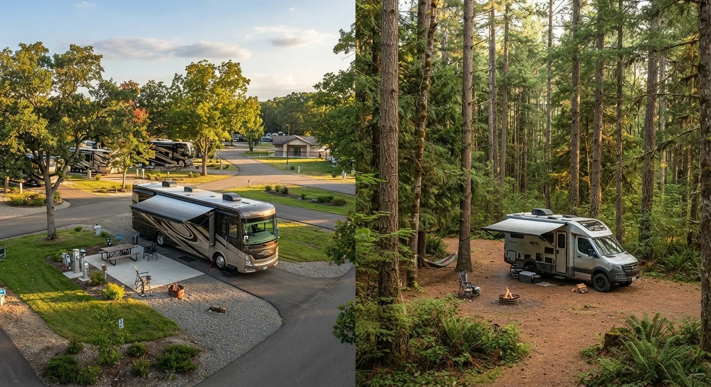 RV Park vs. National Forest Dispersed Camping: Which Suits Senior Travelers?