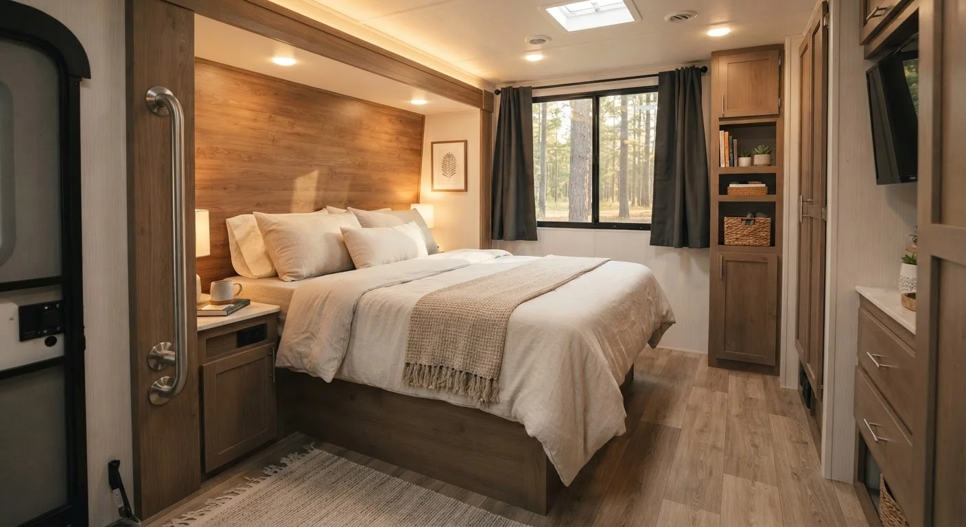 Setting Up an RV Bedroom That Supports Better Sleep and Easier Mornings