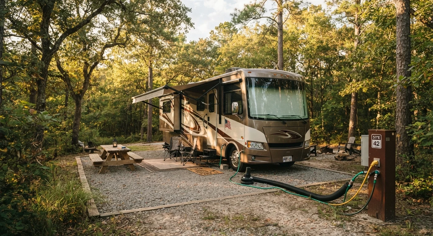 What 'Full Hookup' Actually Means — and Other RV Campsite Terms Explained